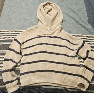 Garnet Hill Linen and Organic Cotton Sweater Small